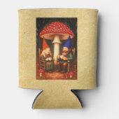 アマニタマッシュルームと格言 缶クーラー (正面)