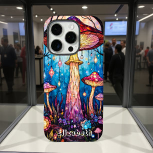 アマニタムスカリア白熱［赤熱］光を放つフォレスト iPhone 16 PROケース