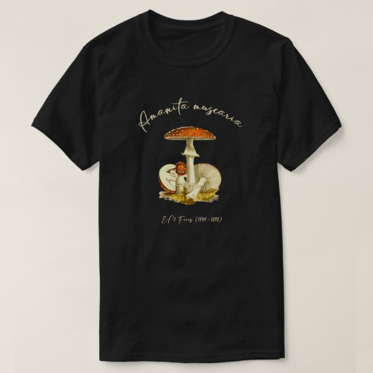 アマニタ・ムスカリア Tシャツ (デザイン正面)