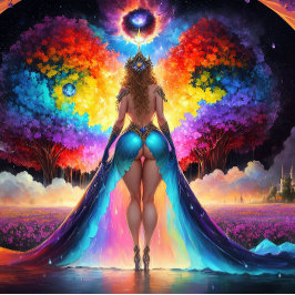 アマヤの皮質旅行の芸術 キャンバスプリント