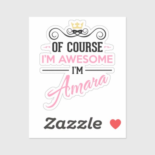 アマラもちろん私の名素晴らし前だ シール (シート)