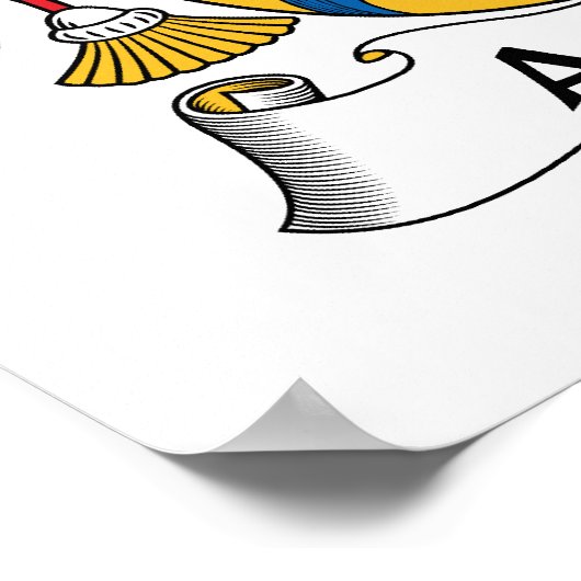 アマラル家紋 ポスター (角)