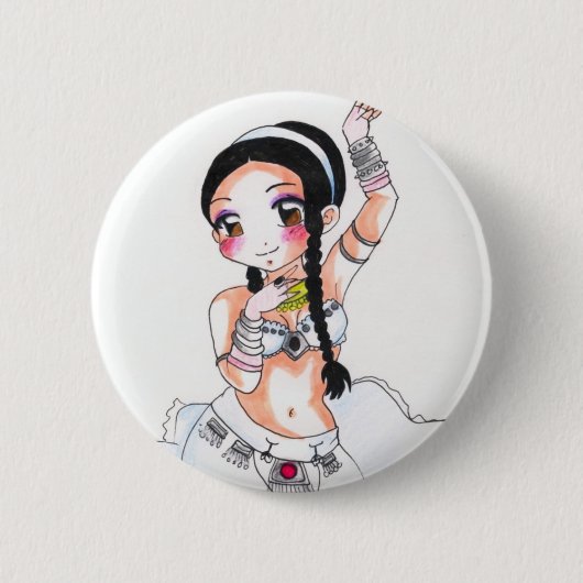 アマランサスChesire 缶バッジ (正面)