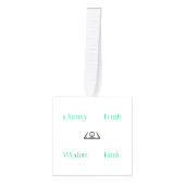 アマランスオーナメント キューブオーナメント (正面)