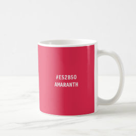 アマランスHTMLカラーコードマグ コーヒーマグカップ