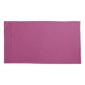 アマラン(M&P) (無地の色) 枕カバー (裏面-左)