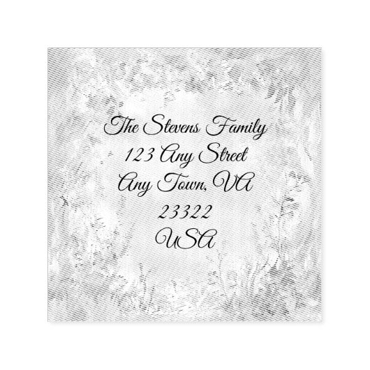 アマラ カスタマイズ可能 返送先住所ラベル セルフインキングスタンプ (デザイン)