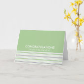 アマラ·ピスタストライプチオおめでとう引退 カード (黄色い花)