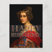 アマリア・フォン・シンティング 誕生日おめでとう ポストカード (正面)