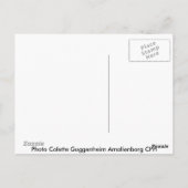 アマリエンボーグ CPH 写真 コレット グッゲンハイム ポストカード (裏面)