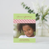 アマリリスの星:: クリスマスの写真の郵便はがき シーズンポストカード (スタンド正面)