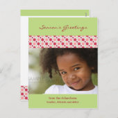 アマリリスの星:: クリスマスの写真の郵便はがき シーズンポストカード (正面/裏面)