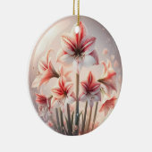 アマリリスの花 セラミックオーナメント (右)
