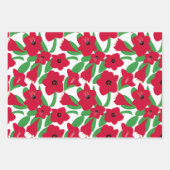 アマリリスの花 ラッピングペーパーシート (正面)