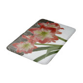 アマリリスインスノーレッドホリデーウィンターフローラ バスマット (アングル)