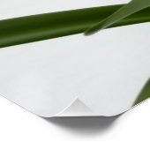 アマリリスインスノーレッドホリデーウィンターフローラ ポスター (コーナー)