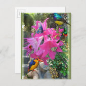 アマリリスパーティー インビテーションポストカード (正面/裏面)