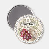 アマリリスロザリオ マグネット (正面/裏面)