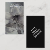 アマリリス水彩花の名刺 名刺 (正面/裏面)