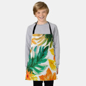 アマリリス開花 エプロン (着用した状態)