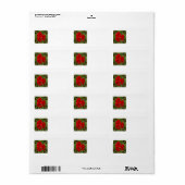 アマリリス アドレス ラベル (フルシート)