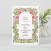 アマリリス アールヌーヴォー シャワーのご案内 - これから花嫁になるあなたへ 招待状 (スタンド正面)