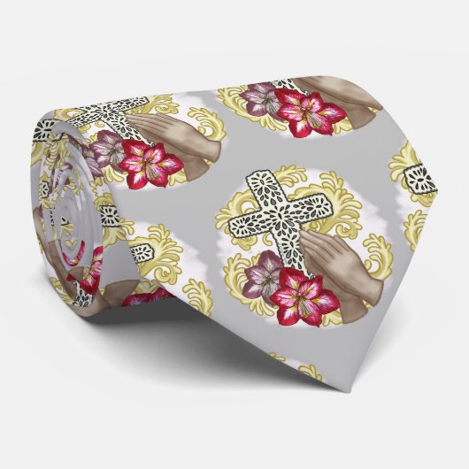 アマリリス・クリスチャン・クロス ネクタイ (ロール)