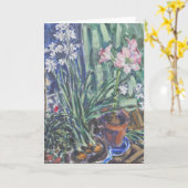 アマリリス·ナルキッセス カード (黄色い花)