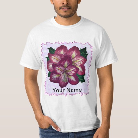 アマリリス・ホリー Tシャツ (正面)