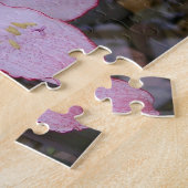 アマリリス&ポインセチア赤いホリデーフラワー ジグソーパズル (側面)