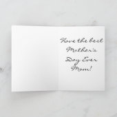 アマリリス・マザー・デー カード (内部)