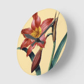アマリリス ラウンド壁時計 (傾斜)
