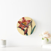 アマリリス ラウンド壁時計 (ホーム)