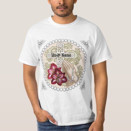 アマリリス ロザリオTシャツ Tシャツ (正面)