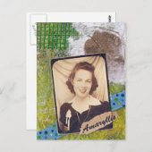 アマリリスATC ポストカード (正面/裏面)