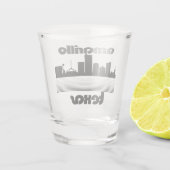 アマリロテキサス州 ショットグラス (裏面)