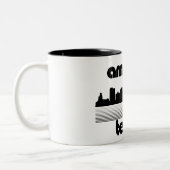 アマリロテキサス州 ツートーンマグカップ (左)