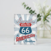 アマリロルート66ヴィンテージアメリカテキサス州 ポストカード (スタンド正面)