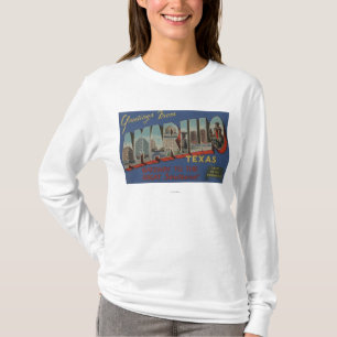 アマリロ、テキサス州(突出地域のハート) Tシャツ