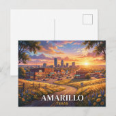 アマリロ テキサス 旅行 ポストカード (正面/裏面)