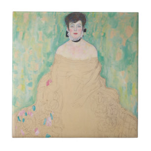 アマリー・ツッカーカンドルの肖像(Gustav Klimtによる) タイル