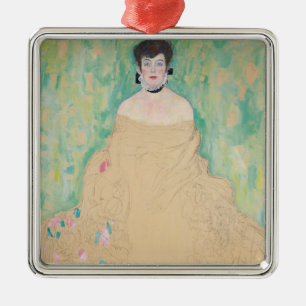 アマリー・ツッカーカンドルの肖像(Gustav Klimtによる) メタルオーナメント