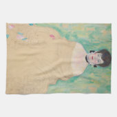 アマリー・ツッカーカンドルの肖像（Gustav Klimt） キッチンタオル (横)