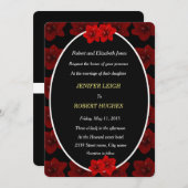 アマリ結婚ス花 招待状 (正面/裏面)