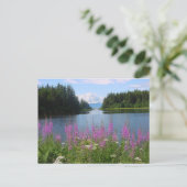 アマルガの暖炉の景色 ポストカード (スタンド正面)