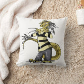 アマルガサウルスがフレディ・クルーガーとしてポーズを取った クッション (ブランケット)