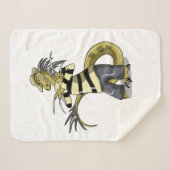 アマルガサウルスがフレディ・クルーガーとしてポーズを取った シェルパブランケット (正面(横))