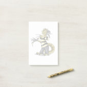 アマルガサウルスがフレディ・クルーガーとしてポーズを取った ポストイット (デスク上)