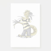 アマルガサウルスがフレディ・クルーガーとしてポーズを取った ポストイット (正面)