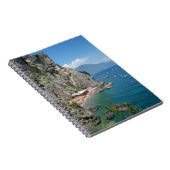 アマルフィの海岸のビーチのノート ノートブック (右側)